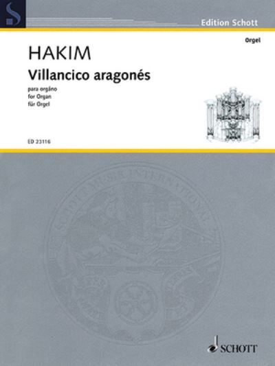 Cover for Naji Hakim · Villancico Aragones (Paperback Book) (2019)