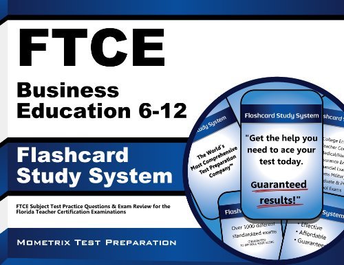 Cover for Ftce Exam Secrets Test Prep Team · Ftce Business Education 6-12 Flashcard Study System: Ftce Test Practice Questions &amp; Exam Review for the Florida Teacher Certification Examinations (Cards) (Pocketbok) [Flc Crds edition] (2023)