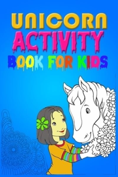 Cover for Masab Coloring Press House · Unicorn Activity Book for Kids (Paperback Bog) (2019)