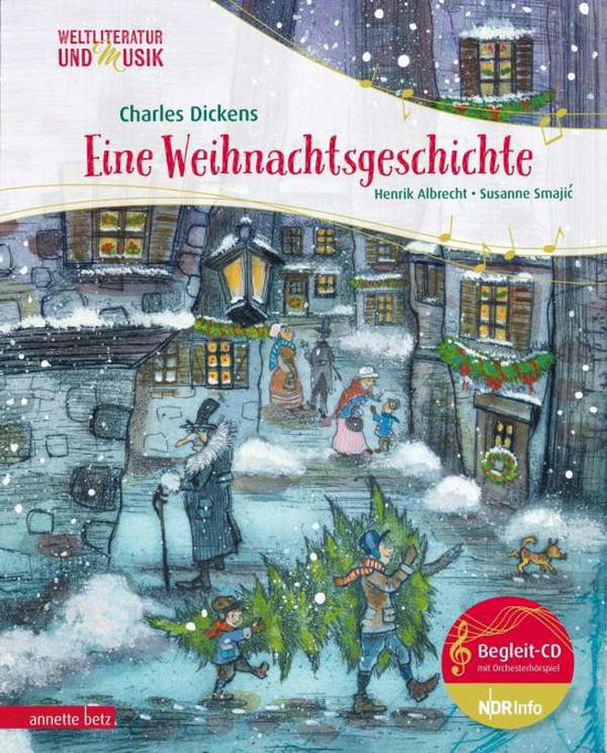 Cover for Dickens · Eine Weihnachtsgeschichte,m.CD (Book)