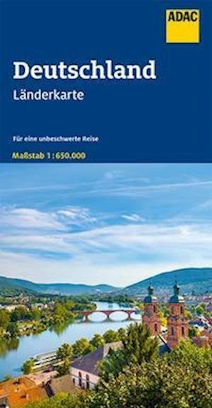 Cover for Mair-Dumont · ADAC Länderkarte: ADAC Länderkarte Deutschland (Hardcover Book) (2021)