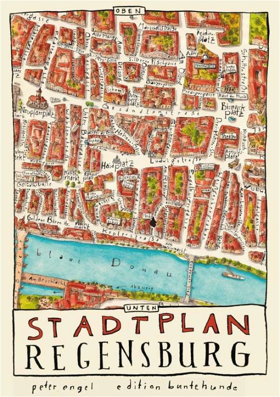 Cover for Engel · Stadtplan Regensburg (Bok)