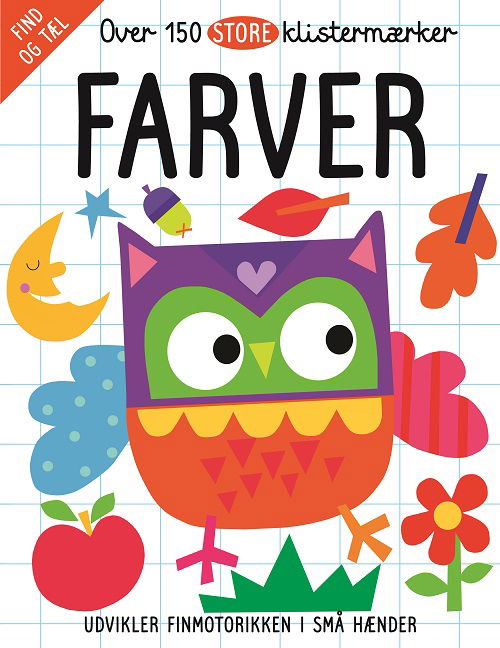 Cover for Karrusel Forlag · 150 store klistermærker: 150 store klistermærker - Farver (Heftet bok) (2019)