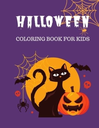 Cover for Galedek Aleksandra Galedek · HALLOWEEN COLORING BOOK: Coloring book for kids (Paperback Book) (2021)