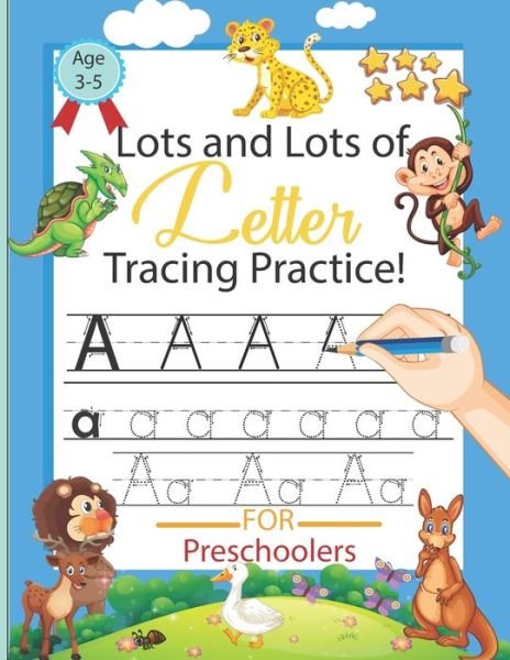 Cover for Child Books Publishing · Lots and Lots of Letter Tracing Practice (Paperback Book) (2020)