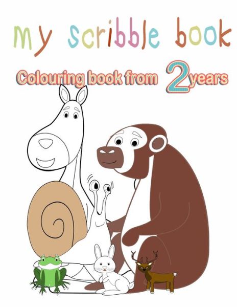 Cover for B Charles Colouring Book · My scribble book (Paperback Book) (2020)