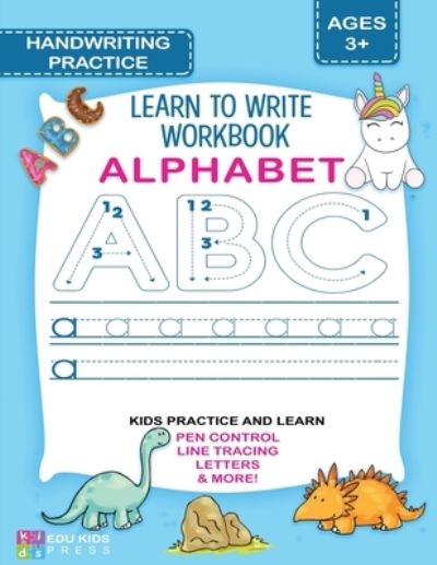 Cover for Jamie Bishop · ALPHABET HANDWRITING PRACTICE Learn To Write Workbook (Paperback Book) (2021)