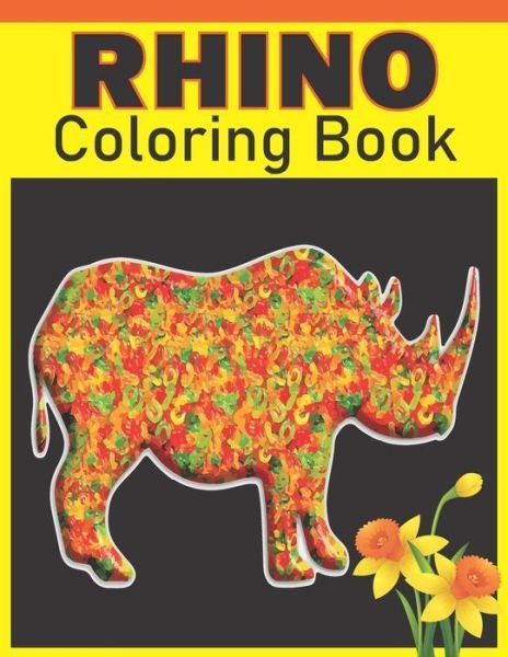 Cover for Rare Bird Books · Rhino Coloring Book (Paperback Book) (2021)
