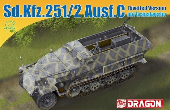 Cover for Dragon · Dragon - 1/72 Sd.kfz.251/2 Ausf.c Rivetted M. Granatwerfer (7/21) * (Leketøy)