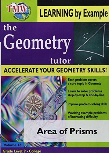 Cover for Geometry Tutor: Area of Prisms · Geometry Tutor Area Of Prisms (DVD) (2010)