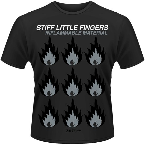Cover for Stiff Little Fingers =t-s · Inflammable Mater... (MERCH) [size XXL] [Black edition] (2015)