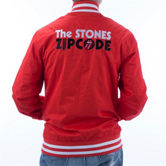 Cover for The Rolling Stones · Cotton Varsity Jacket (Klær) [size S] [Red edition] (2017)