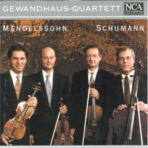 Cover for Gewandhaus Quartett · Mendelssohn: String Quartet Op.44 Nr.1  / Schumann: String Quartet Op.41 (CD) (2012)