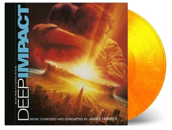 Cover for Filmmusik / Soundtracks · Deep Impact (180g) (Limited-Numbered-Edition) (Flaming -Yellow / Orange Mixed- Vinyl) (LP) (2019)