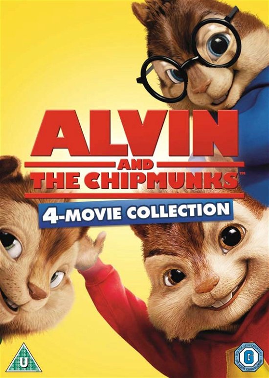 Cover for Alvin and the Chipmunks - 4 Mo · Alvin And The Chipmunks - Complete 4 Movie Collection (DVD) (2016)