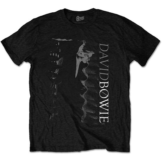 David Bowie Unisex T-Shirt: Distorted - David Bowie - Koopwaar -  - 5056368669088 - 