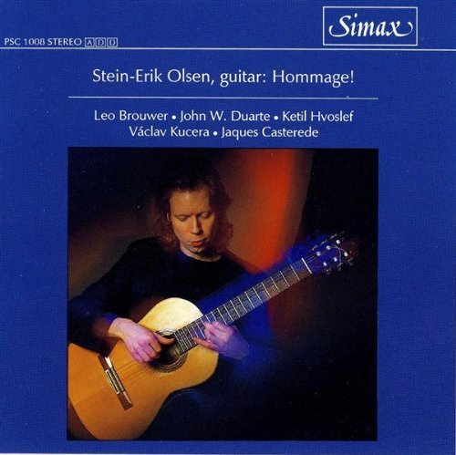 Hommage (Guitar Recital) - Brouwer / Casterede / Duarte / Hvoslef / Olsen - Musiikki - SIMAX - 7025560010088 - maanantai 20. tammikuuta 1992