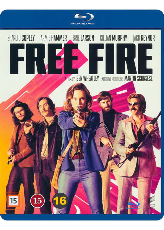 Free Fire - Sharlto Copley / Armie Hammer / Brie Larson / Cillian Murhphy / Jack Reynor - Elokuva - JV-SPHE - 7330031003088 - torstai 28. syyskuuta 2017