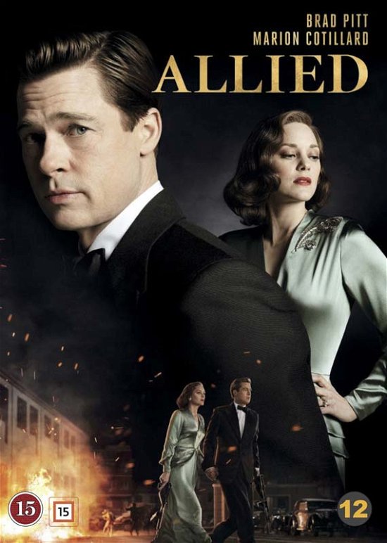 Cover for Brad Pitt / Marion Cotilliard · Allied (DVD) (2017)