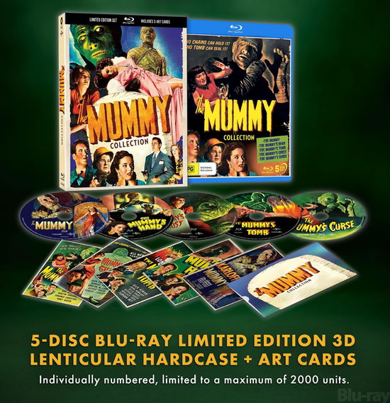 Cover for Blu-ray · The Mummy Collection (1932 - 1944) - Limited Edition 3D Lenticular Hardcase + Art Cards (Blu-ray) (2024)