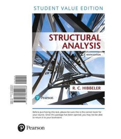 Cover for Russell C. Hibbeler · Structural Analysis, Student Value Edition (Book) (2017)