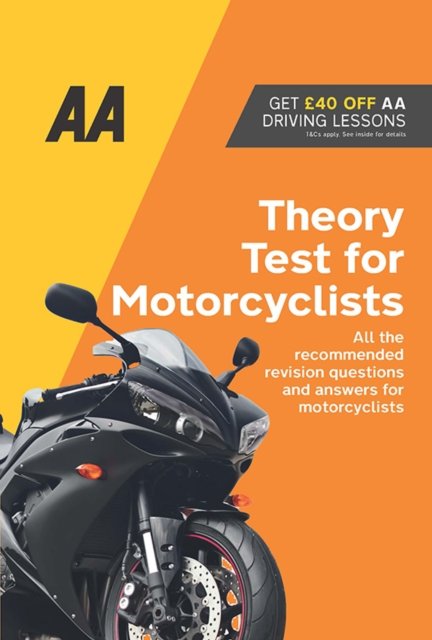 Cover for AA Theory Test for Motorcyclists: AA Driving Books - AA Driving Books (Paperback Book) [5 New edition] (2022)
