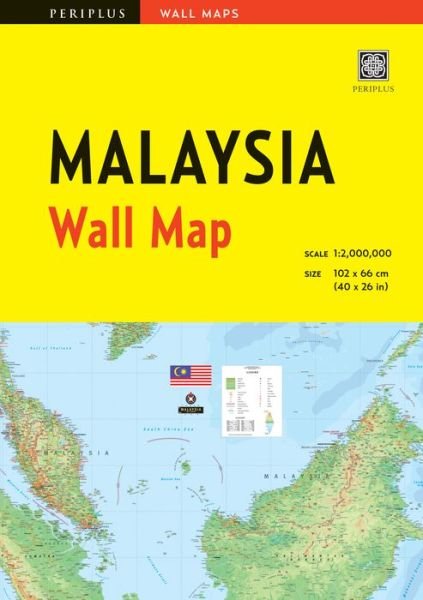 Cover for Periplus Editors · Malaysia Wall Map (Landkart) (2018)