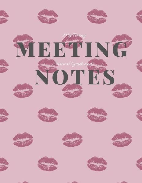 Cover for Gadfly Books · My Boring Meeting Survival Guide and Notes 8.5x11 Meeting Notebook and Puzzle Book (Paperback Book) (2019)