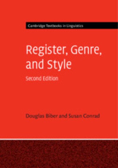 Cover for Biber, Douglas (Northern Arizona University) · Register, Genre, and Style - Cambridge Textbooks in Linguistics (Taschenbuch) [2 Revised edition] (2019)