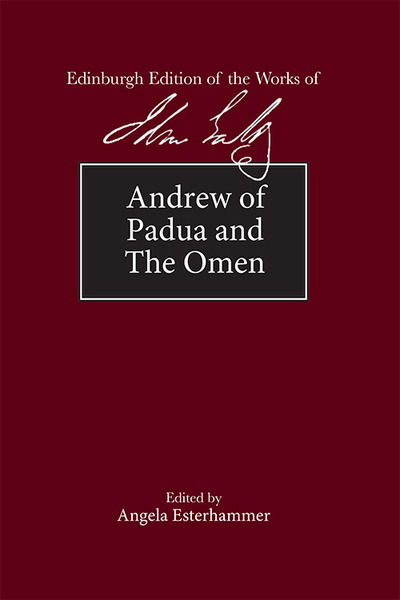 Cover for John Galt · Three Short Novels: Glenfell, Andrew of Padua, the Improvisatore and The Omen - The Edinburgh Edition of the Works of John Galt (Hardcover Book) (2020)