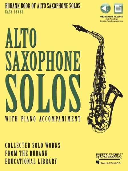 Cover for Hal Leonard Corp. Staff · Rubank Book of Alto Saxophone Solos - Easy Level (Book) (2016)