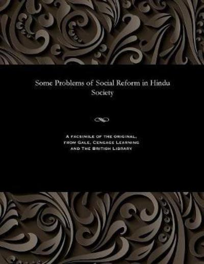 Cover for Chief Justice of Indore Vaidyanath · Some Problems of Social Reform in Hindu Society (Paperback Book) (1901)