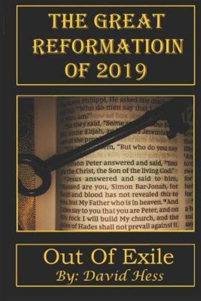 Cover for David Hess · The Great Reformation of 2019 (Pocketbok) (2019)