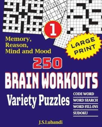 Cover for Lubandi · 250 Brain Workouts Variety Puzzles (Paperback Bog) (2017)