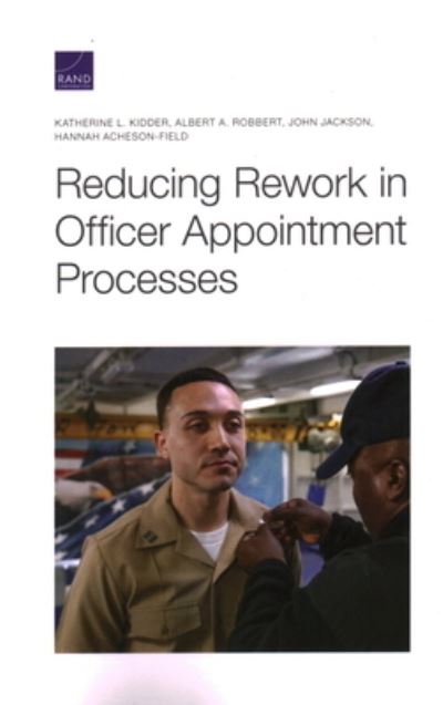 Cover for Katherine L Kidder · Reducing Rework in Officer Appointment Processes (Paperback Book) (2021)