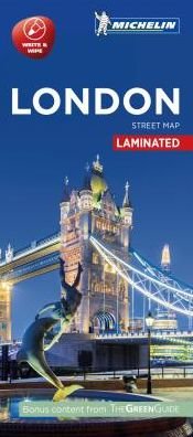 Cover for Michelin · London - Michelin City Map 9201: Laminated City Plan (Map) (2016)
