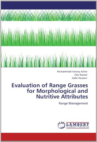 Evaluation of Range Grasses for Morphological and Nutritive Attributes: Range Management - Zafar Hussain - Books - LAP LAMBERT Academic Publishing - 9783659106088 - April 24, 2012
