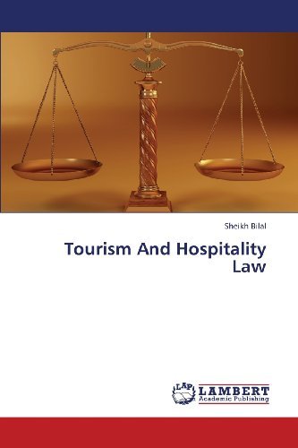 Cover for Sheikh Bilal · Tourism and Hospitality Law (Paperback Book) (2013)