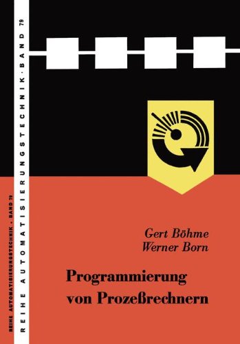 Cover for Gert · Programmierung Von Prozessrechnern - Reihe Automatisierungstechnik (Pocketbok) [1969 edition] (1969)