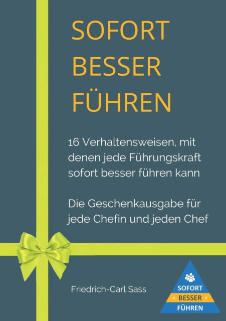 Cover for Friedrich-Carl Sass · Sofort besser fuhren (Paperback Book) (2017)