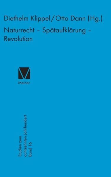 Cover for Naturrecht, Spa?taufkla?rung, Revolution (Buch) (1995)