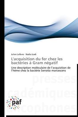 Cover for Lefèvre · L'acquisition du fer chez les b (Buch)