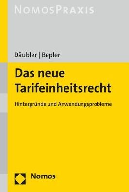 Cover for Däubler · Das neue Tarifeinheitsrecht (Book) (2015)