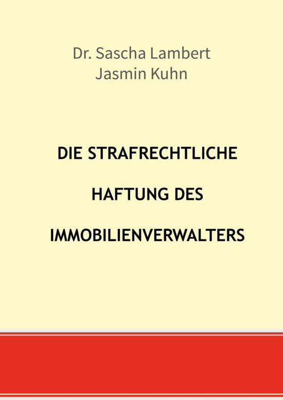 Cover for Lambert · Die strafrechtliche Haftung des (Book)