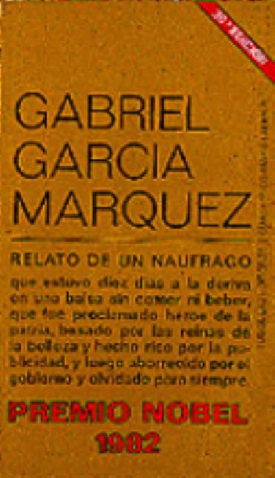 Cover for Gabriel Garcia Marquez · Relato de un naufrago (Paperback Book) [9th edition] (2008)