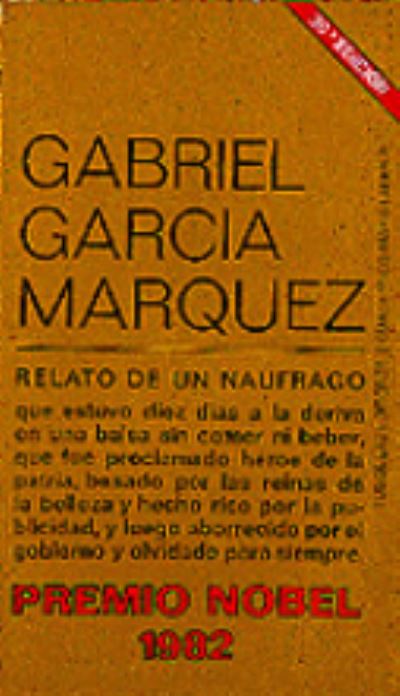 Cover for Gabriel Garcia Marquez · Relato de un naufrago (Paperback Book) [9th edition] (2008)