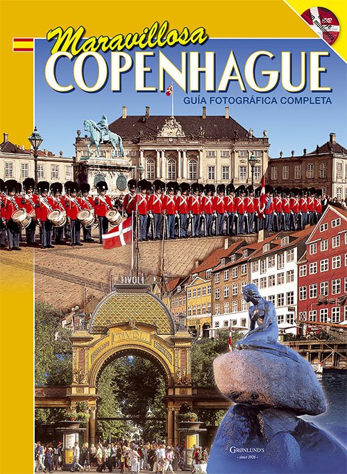 Cover for Grønlunds · Wonderful Copenhagen: Maravillosa Copenhague, Spansk (2009), bestil 9788770840330 (Bok/DVD) [3. utgave] (2006)