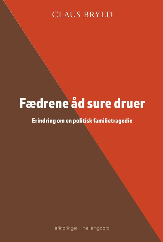 Cover for Claus Bryld · Fædrene åd sure druer (Sewn Spine Book) [1. Painos] (2024)
