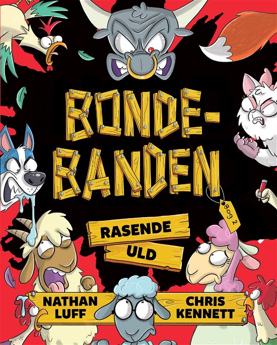 Cover for Nathan Luff · Bondebanden: Rasende uld (Gebundenes Buch) [1. Ausgabe] (2024)