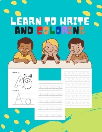 Cover for Sketch Book Edition · Learn To Write And Coloring (Paperback Book) (2020)